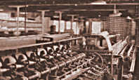 alte Textilfabrik von innen im Jahr 1937