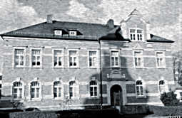 Ehemalige Hauptpost von Reichenweiler im Jahr 1962