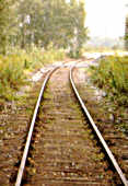 Bahnstrecke kurz vor Reichenweiler 1977