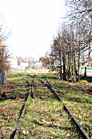 Bahnabzweig - Rest zum ehemaligen Militr - Depot bei Althofen