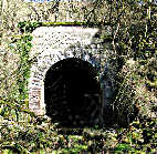 Bahntunnel rund 2 km vor Mellert an der Strecke nach Reichenweiler. 