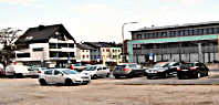 Dorfplatz in Lungsheim als Teil - Matschwste