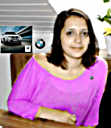 Tamina Muratti, neu in der Geschftsfhrung des BMW - Autohauses ihres Vaters