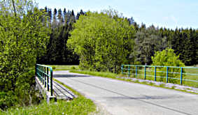 Kreisstrae 17 im Rauschetal  2 km vor Marienwald