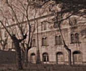 erstes Ursprungsgebude des Sanatoriums in Marienwald